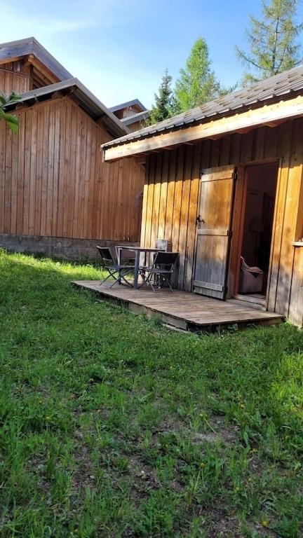 Chalet By Sophie Superdevoluy Avec Piscine Exterior photo